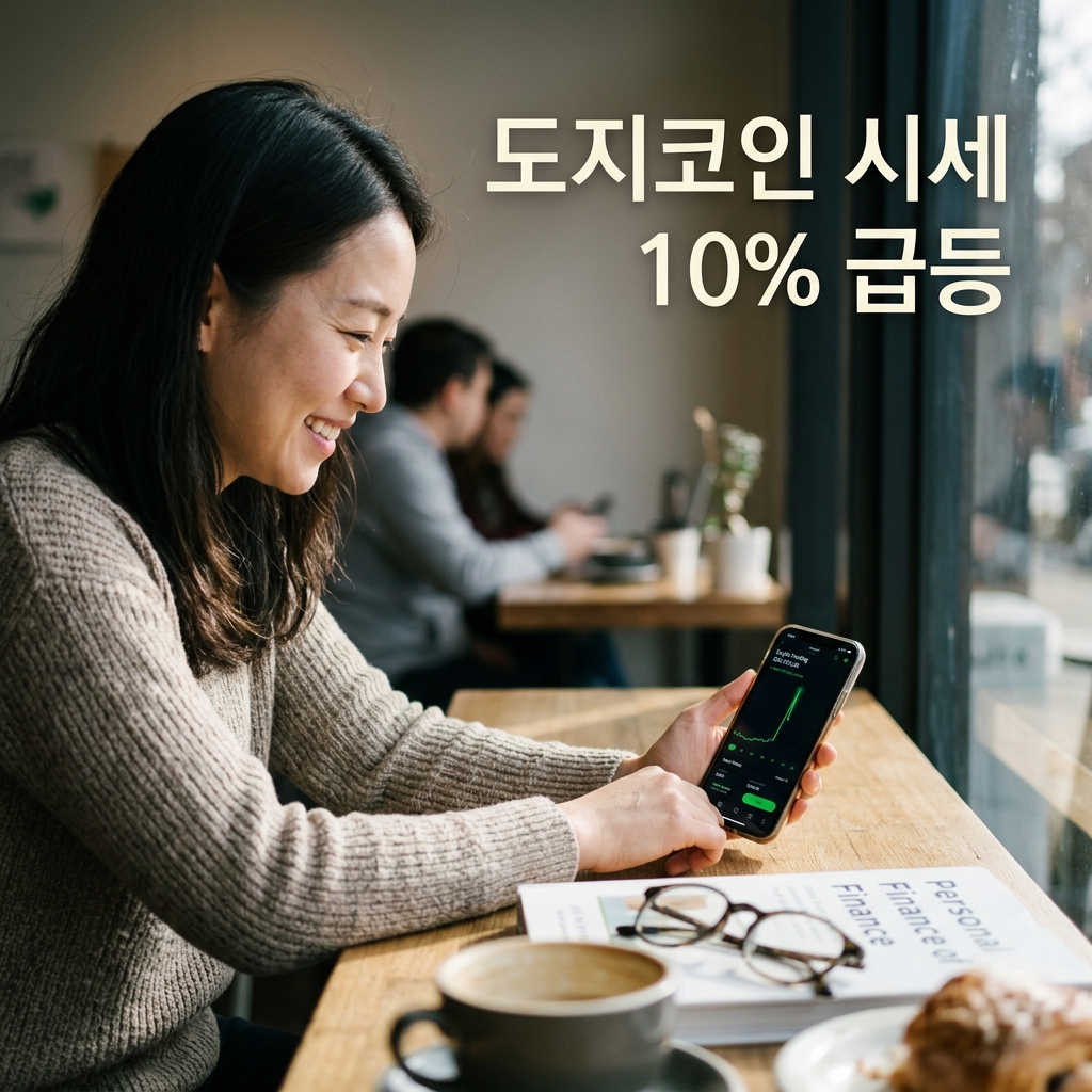 도지코인 시세 10% 급등