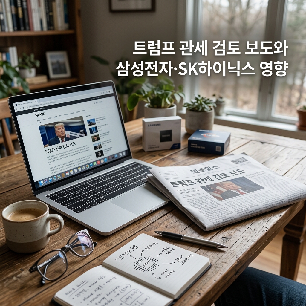 트럼프 관세 검토 보도와 삼성전자·SK하이닉스 영향