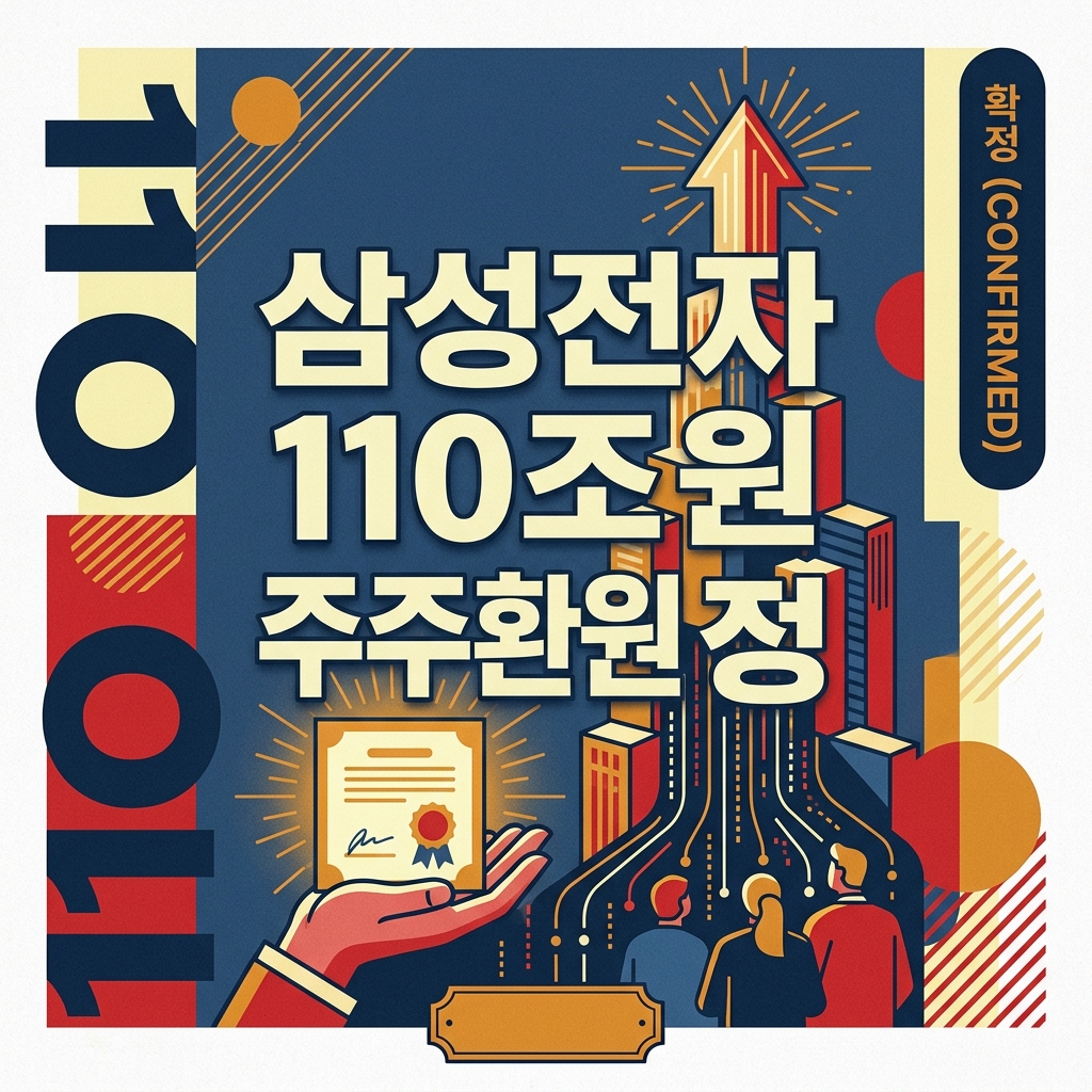 삼성전자 110조원 주주환원 확정