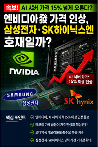 엔비디아 ai서버 가격 15% 넘게 오른다?