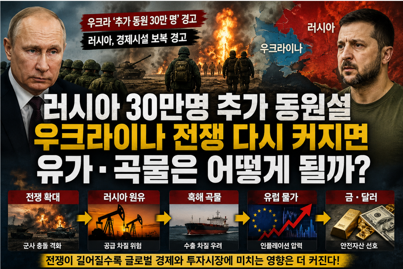 러시아 30만명 추가 동원설