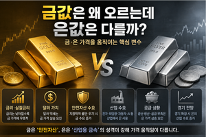 금값은 왜 오르는데 은값은 다를까?