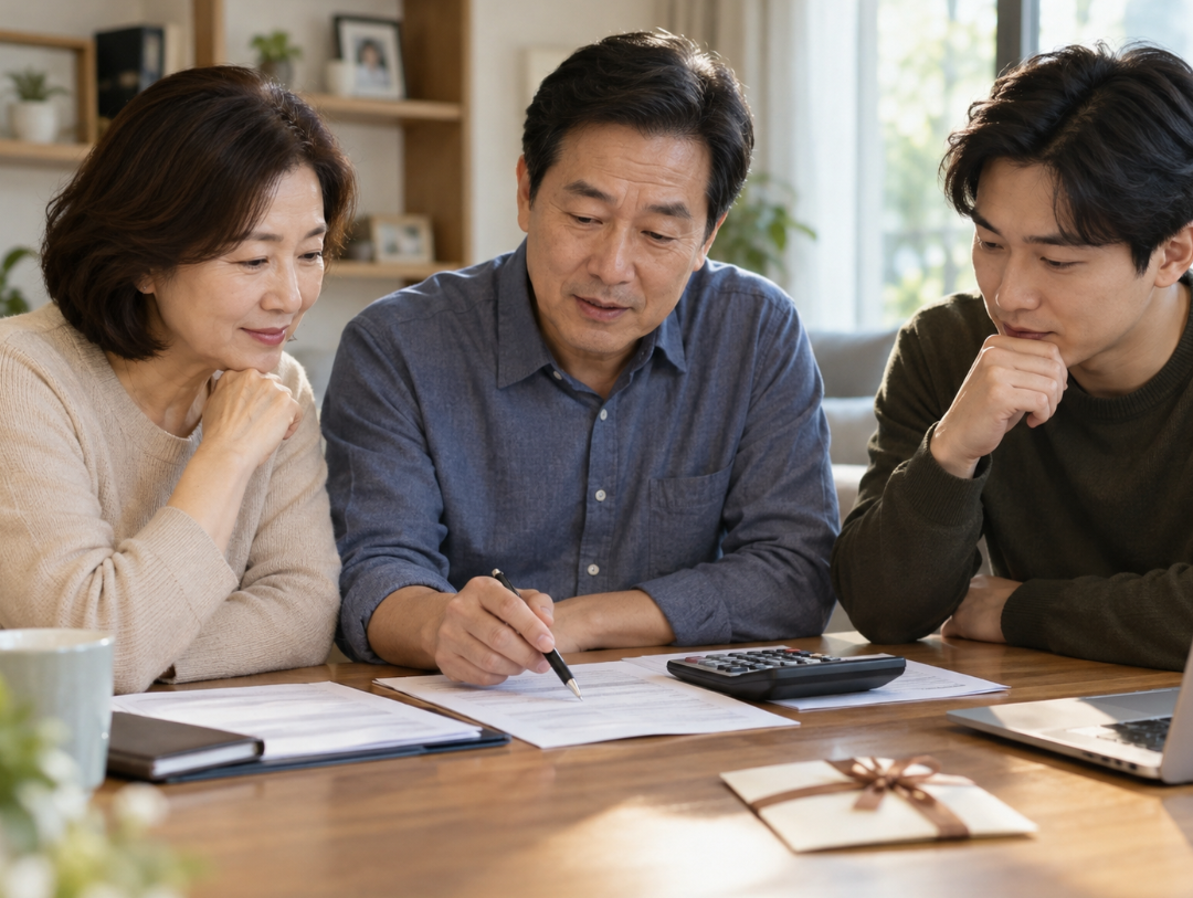 증여재산 합산과세, 부모 각각 증여할 때 10년 기준·공제한도 계산하기