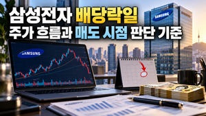 삼성전자 배당락일 주가 흐름과 매도 시점 판단 기준