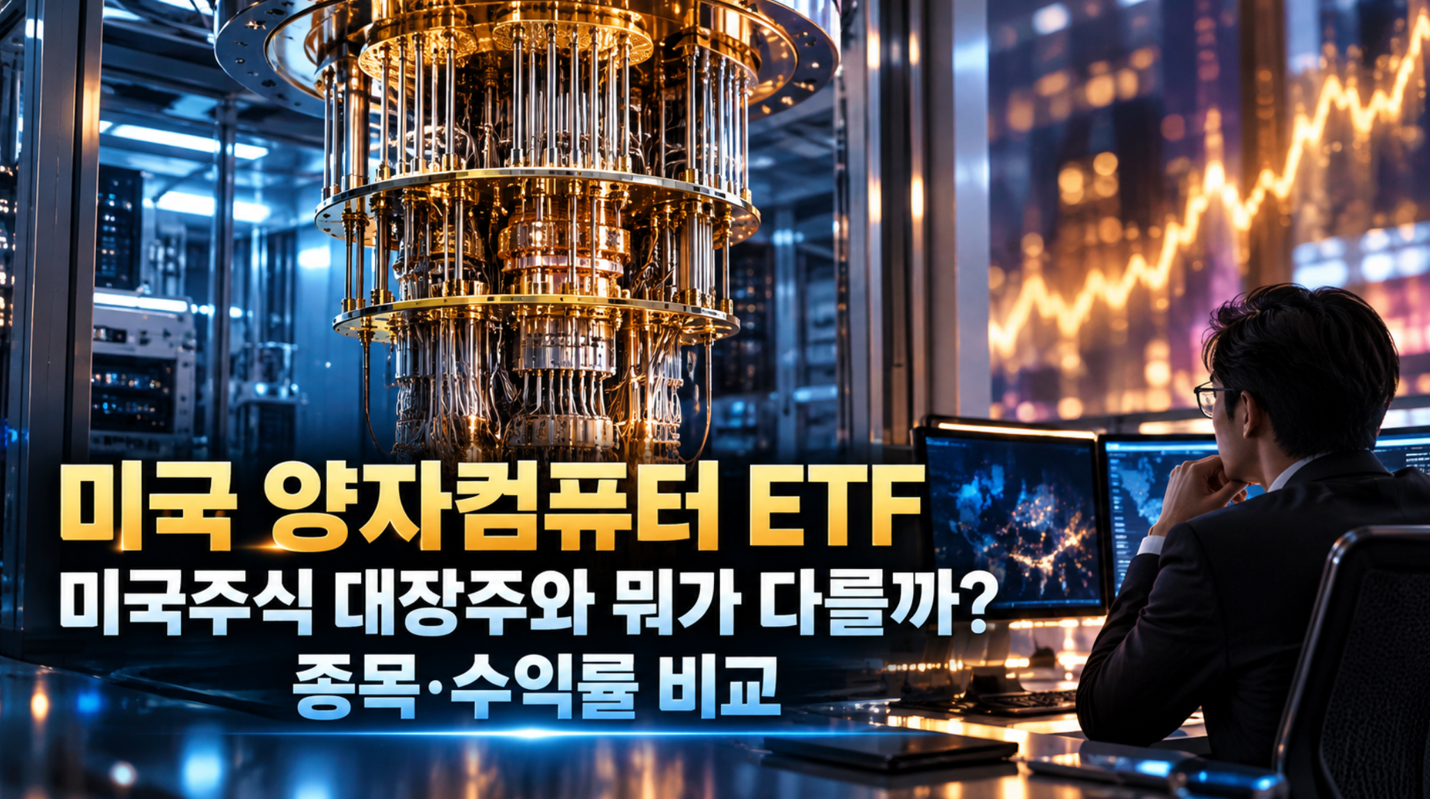 미국 양자컴퓨터 ETF, 미국주식 대장주와 뭐가 다를까? 종목·수익률 비교
