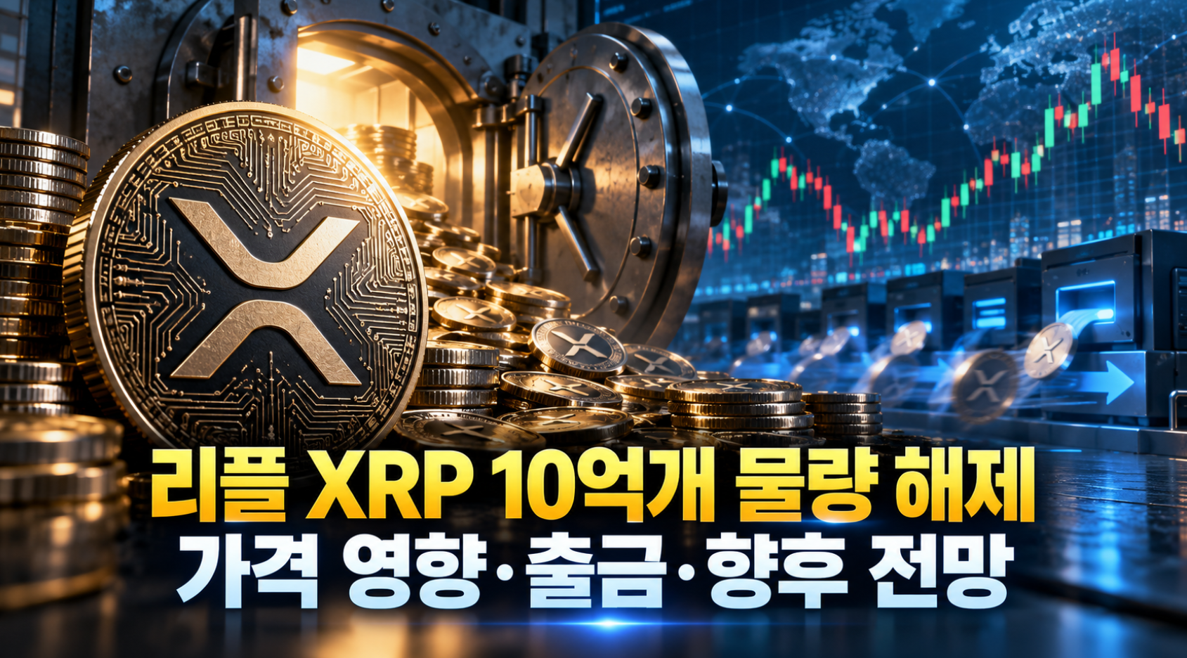 리플 XRP 10억개 물량 해제, 가격 영향은? 거래소 출금·향후 전망 총정리