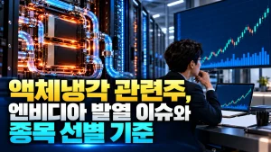 액체냉각 관련주, 엔비디아 발열 이슈와 종목 선별 기준