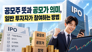 공모주 뜻과 공모가 의미, 일반 투자자가 참여하는 방법