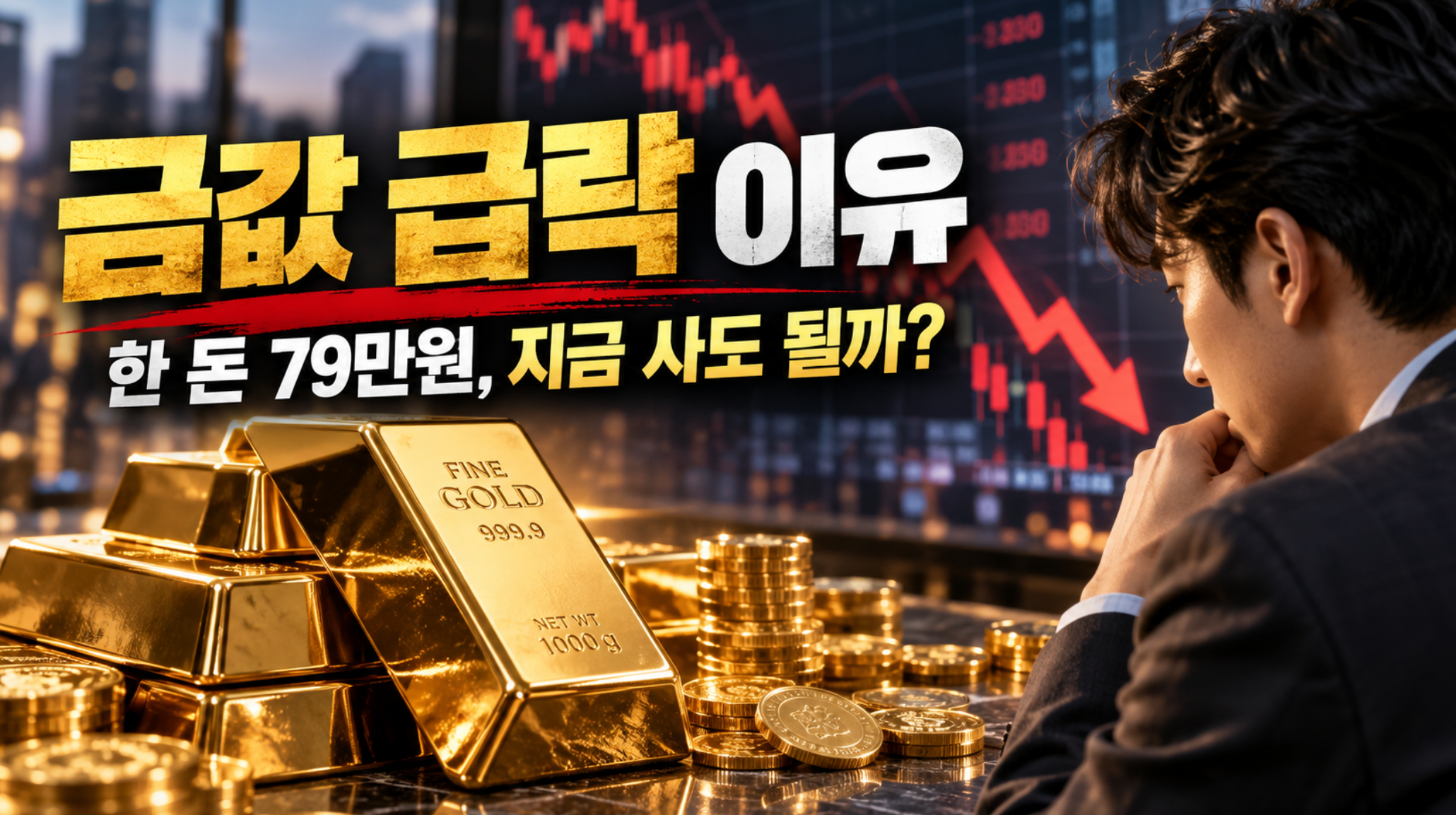 금값 급락 이유, 한 돈 79만원 지금 사도 될까?
