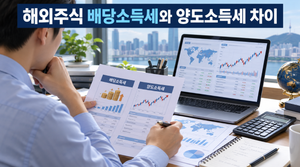 해외주식 배당소득세 신고와 양도소득세 차이